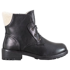 J. Star Botas con piel de oveja negro