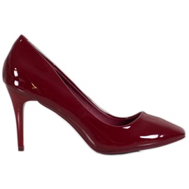 Comer Tacones Lacados Granate rojo multicolor amarillo