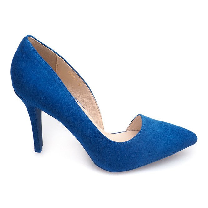 Tacones Ante 4006 Azul