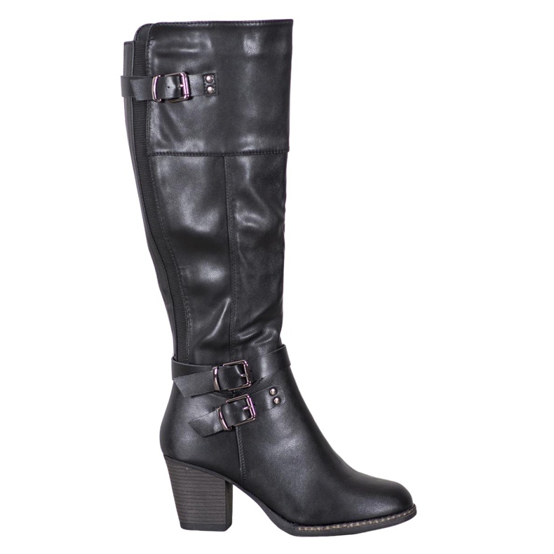 J. Star Botas con hebillas negro J. Star Botas con hebillas negro