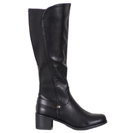 Abloom Botas de montar elegantes negro Abloom Botas de montar elegantes negro
