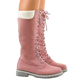 Bota aislante rosa PE106 rosado