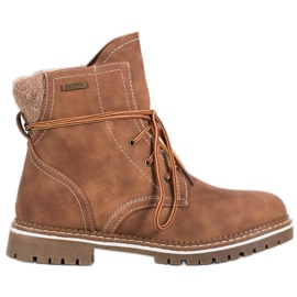 SDS Botas con cordones con aislamiento marrón SDS Botas con cordones con aislamiento marrón