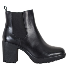 Bella Paris Botas calientes en tacones altos negro