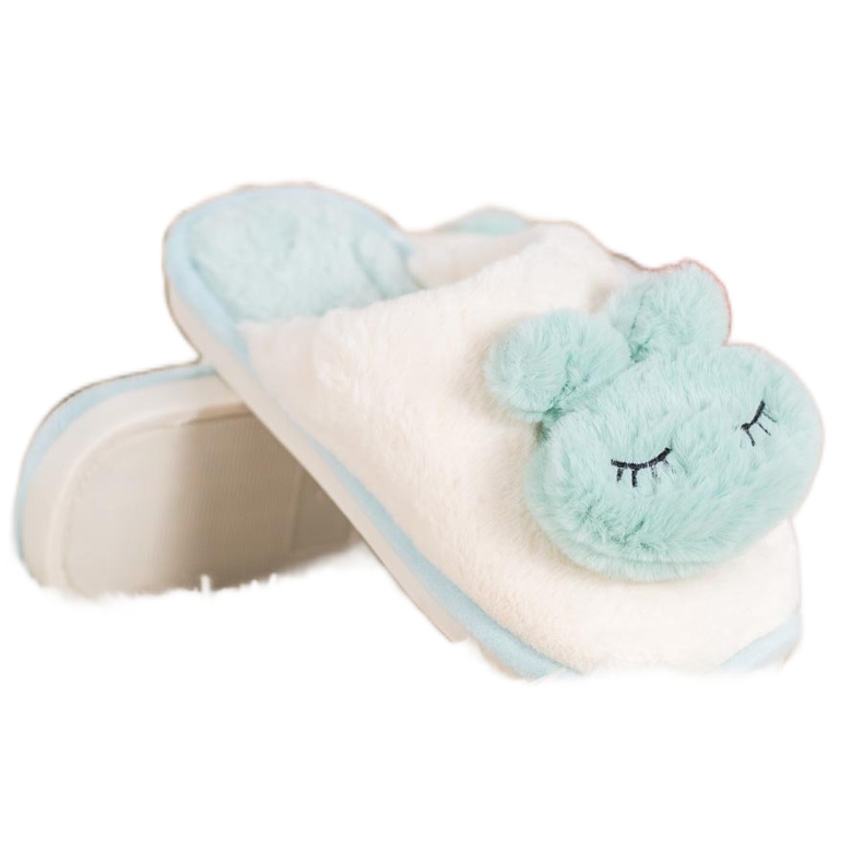 SHELOVET Pantuflas calientes azul