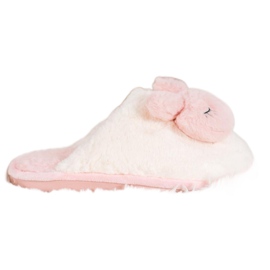 SHELOVET Pantuflas calientes rosa