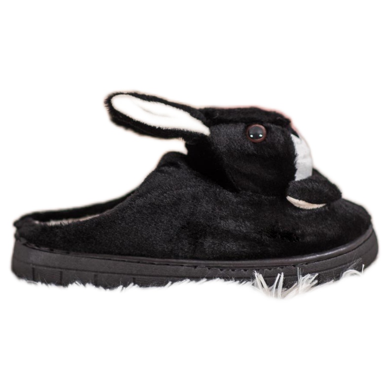 SHELOVET Zapatillas de conejos negro