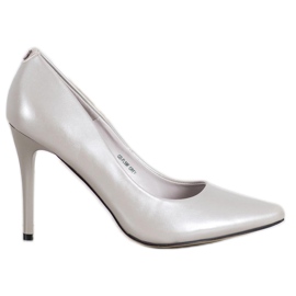 Goodin Tacones altos elegantes gris
