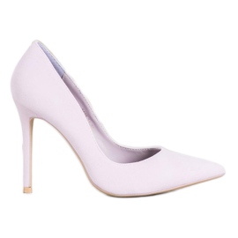Vices Tacones de ante púrpura