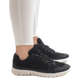 Deportivas negras con malla X-18 negro