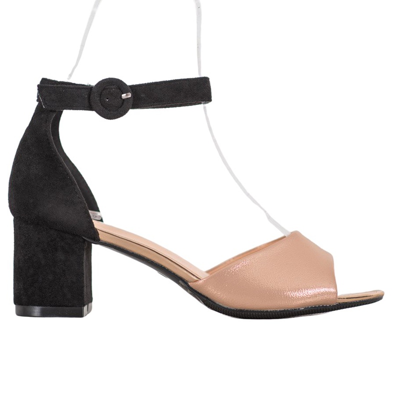 Bombas VINCEZA de moda marrón negro