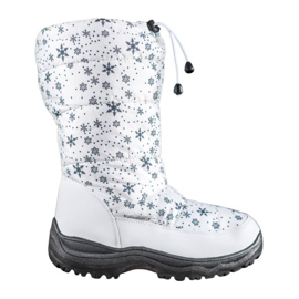 SHELOVET Botas de nieve cálidas blanco