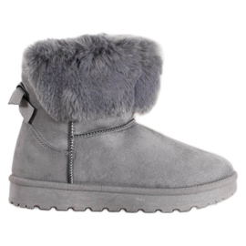 SHELOVET Mukluki con piel gris