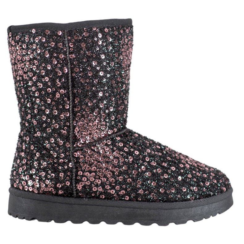 SHELOVET Mukluki cálido con lentejuelas multicolor