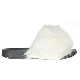 SHELOVET Zapatillas de piel cómodas blanco