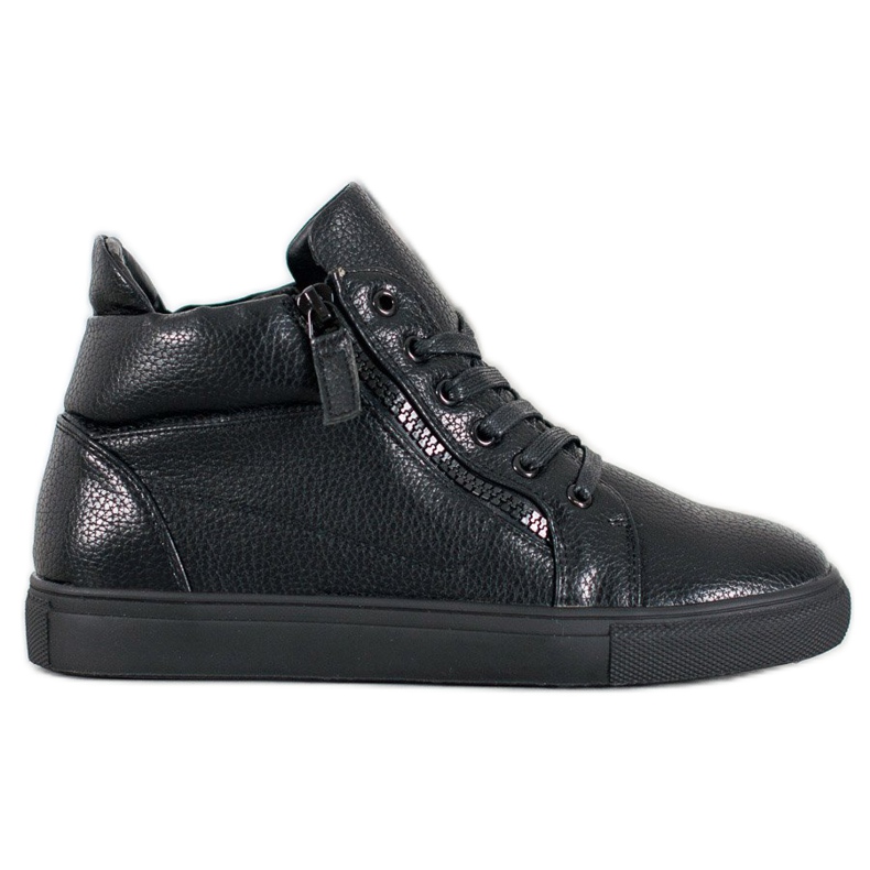 Sergio Leone Zapatillas negras en la plataforma negro