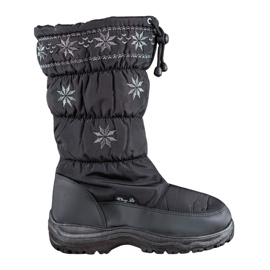 SHELOVET Botas de nieve sin cordones negro