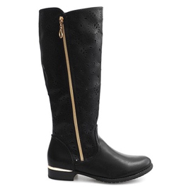 Botas caladas 6769 negro