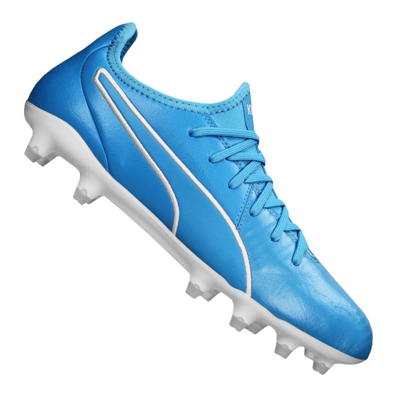 Botas de fútbol Puma King Pro Fg M 105608-04 azul azul