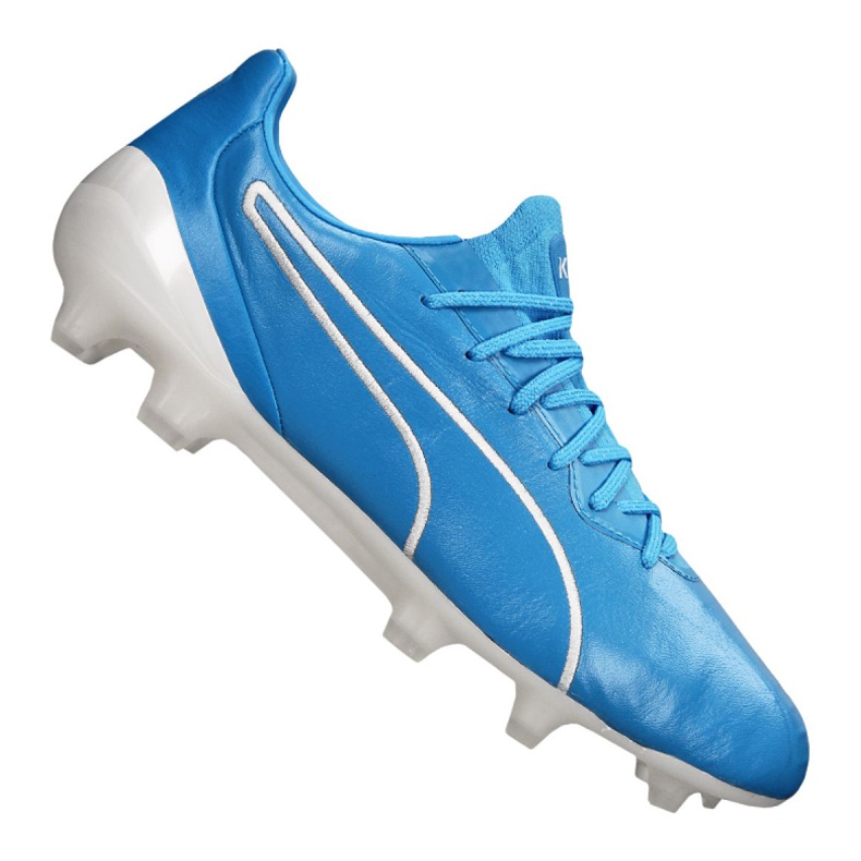Zapatillas de fútbol Puma King Platinum Fg / Ag M 105606-01 azul azul