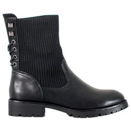SDS Botas sin cordones negro