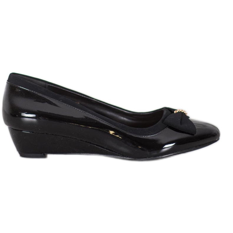 Sergio Leone Bailarina elegante en cuña negro