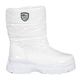 SHELOVET Botas cálidas de invierno blanco
