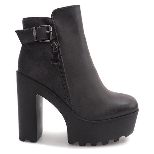 Botas calientes en un poste 979-GA Gris