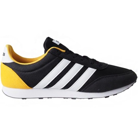 Zapatillas Adidas V Racer 2.0 M EG9913 blanco negro amarillo