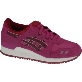 Asics Gel Lyte Iii W H483N-2526 rojo multicolor