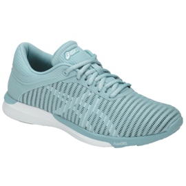 Zapatillas Asics FuzeX Rush Adapt W T885N-1401 azul