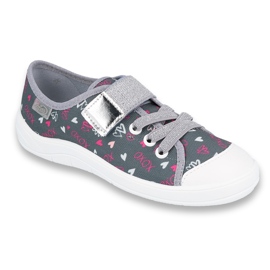 Calzado infantil befado 251Y138 rosado gris multicolor