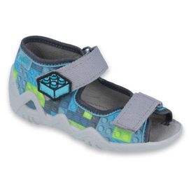 Calzado infantil befado amarillo 250P093 azul gris multicolor Calzado infantil befado amarillo 250P093 azul gris multicolor