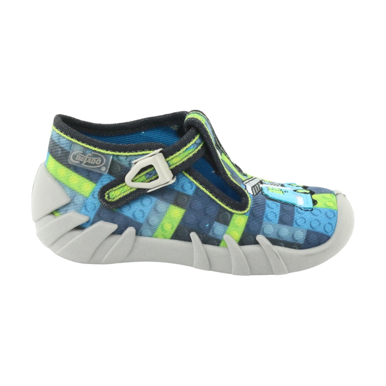 Calzado infantil befado 110P368 azul gris multicolor verde Calzado infantil befado 110P368 azul gris multicolor verde
