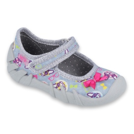 Calzado infantil befado 109P192 rosa gris multicolor