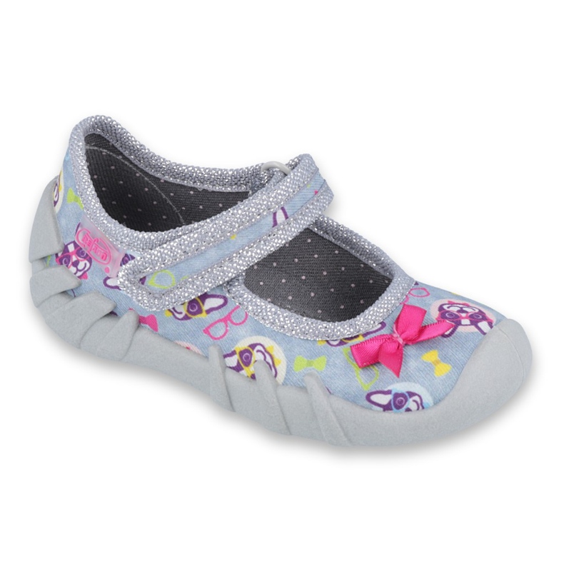 Calzado infantil befado 109P192 rosado gris multicolor