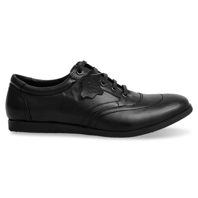 Zapatos Piel Cordones LJ39 Negro