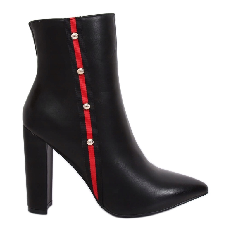 Botas negras de tacón NS063P Black negro