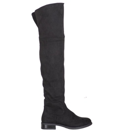 SHELOVET Botas con estilo sobre la rodilla negro