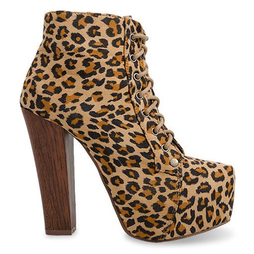 Botas sólidas en el talón E347 Beige marrón negro multicolor