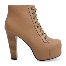 Botas sólidas en el talón 9502 Caqui