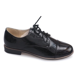 Zapatos con Cordones de Mujer C760JE Negro