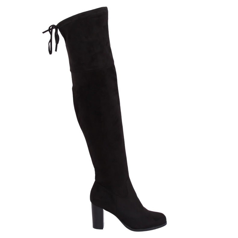 Botas negras de tacón PE161P Negro Botas negras de tacón PE161P Negro