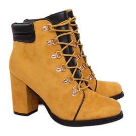 Botines tacones altos miel 995-29 Amarillo Ii Género
