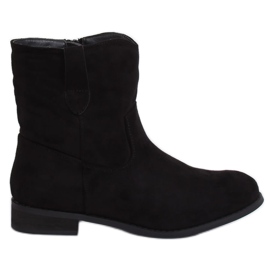 Black 3820 Botas negras para mujer negro