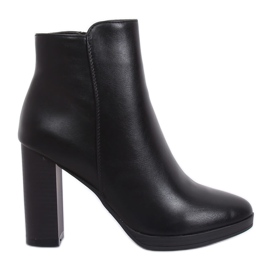 Botas negras de tacon alto BM-9091 Black negro Botas negras de tacon alto BM-9091 Black negro