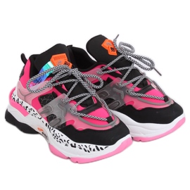 Zapatillas LA65P Fushia negro rosa multicolor