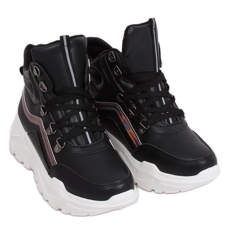Zapato deportivo negro tobillo RB-3348 Negro
