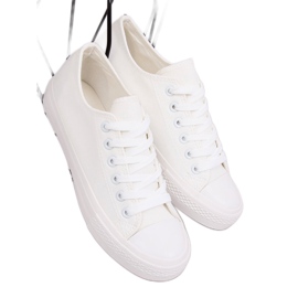 Zapatillas de mujer blancas PQ-22 White blanco