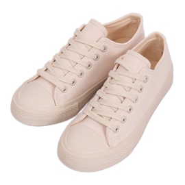 Zapatillas de mujer beige PQ-22 Beige